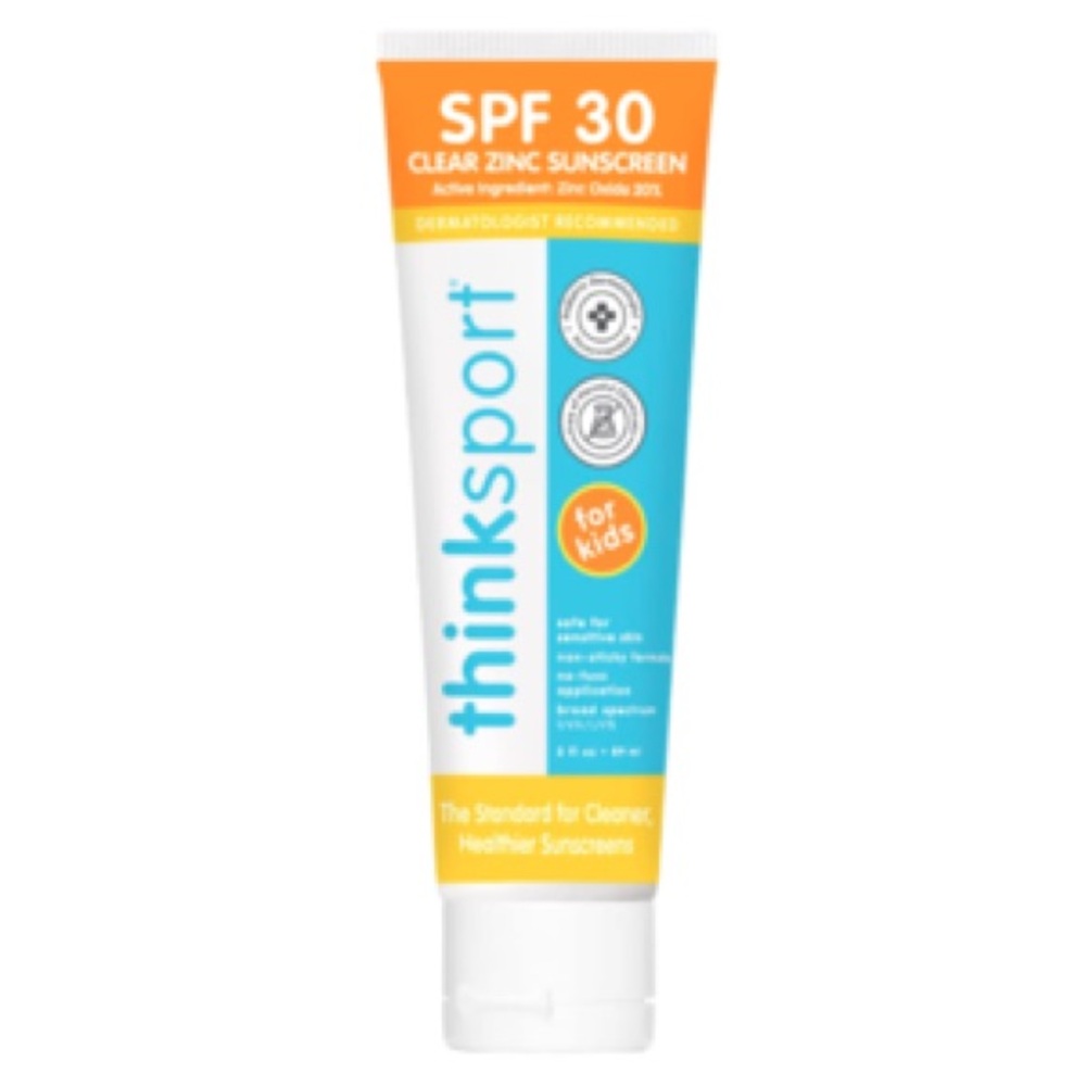Thinksport SPF 30 Clear Zinc Sunscreen for kids